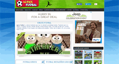 Desktop Screenshot of igricefudbal.org