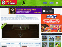 Tablet Screenshot of igricefudbal.org